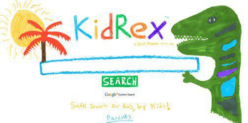 گوگل برای بچه‌ها یک موتور جستجوی مخصوص بنام KidRex ساخته تا روی محتوایی که کودکان به آن دسترسی دارند مدیریت کند